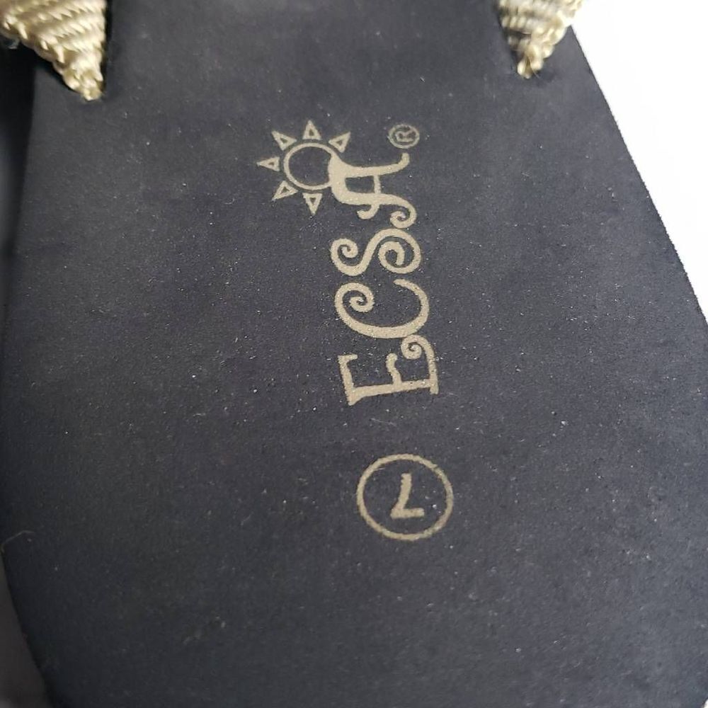 ECSA Palm Tree Flip Flops Sandals - Picture 6 of 9